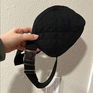 Jenni Corduroy Black Belt Bag